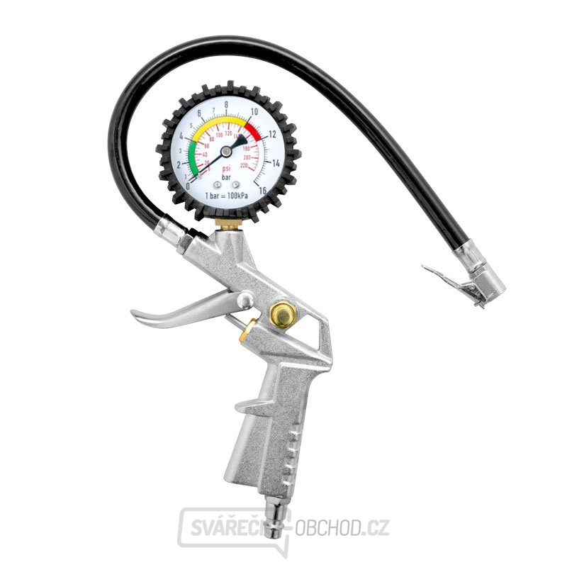 Pistolový pneuhustič s tlakoměrem TG03