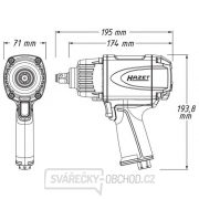 Pneumatický rázový utahovák HAZET 9012 P-1 Náhled