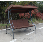 Zahradní houpačka BARCELONA - Hnědá náhled