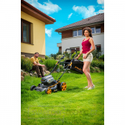 Riwall PRO RALM 4640SPi aku 40 V travní sekačka 4v1 s pojezdem a bezuhlíkovým motorem náhled