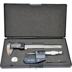 Sada T5: digitální posuvné měřidlo + digitální mikrometr Sada T5: digitální posuvné měřidlo + digitální mikrometr gallery main image