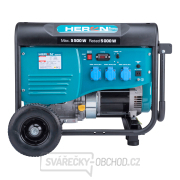 Elektrocentrála benzínová 5,5kW/13HP, pro svařování, podvozek Náhled