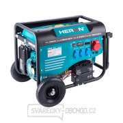 Elektrocentrála benzínová HERON 13HP/6,0kW (400V), 2x2,2kW (230V), elektrický start, podvozek náhled
