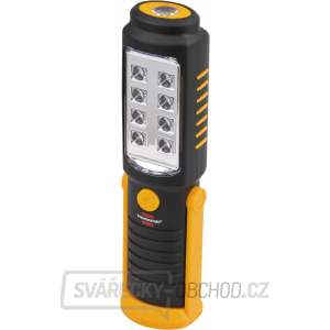  LED 8+1 akumulátorová ruční svítilna 350lm, magnet, klip Brennenstuhl 1175410010 gallery main image