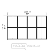 Palram Herald 2230 vchodová stříška náhled