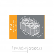 Zahradní domek Palram Skylight 8x8 šedý náhled