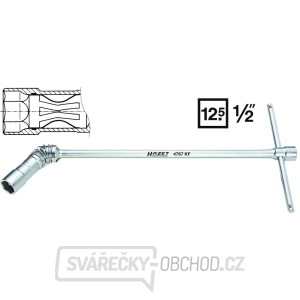 Klíč s nástrčnou hlavicí na zapalovací svíčky 16 mm HAZET 4767 AKF