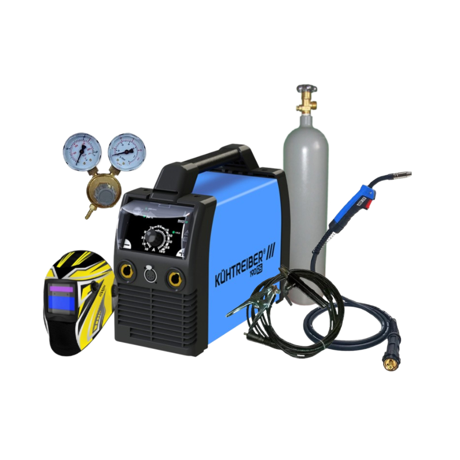 Kühtreiber KITin 190 TIG LA RS + kabely 25/3m + kukla + hořák TIG + ventil + plná lahev ARGON 51488set