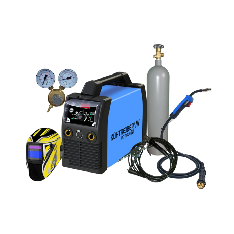 Kühtreiber KITin 170 TIG LA RS + kabely 25/3m + kukla + hořák TIG + ventil + lahev ARGON 51579set