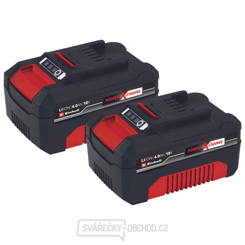 Baterie Power X-Change 18V (2x4,0 Ah) Twinpack Aku Einhell