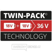 Baterie Power X-Change 18V (2x4,0 Ah) Twinpack Aku Einhell Náhled