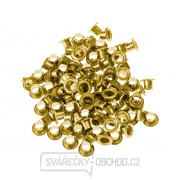 očka-druky, sada100ks, barva zlatá mosaz gallery main image