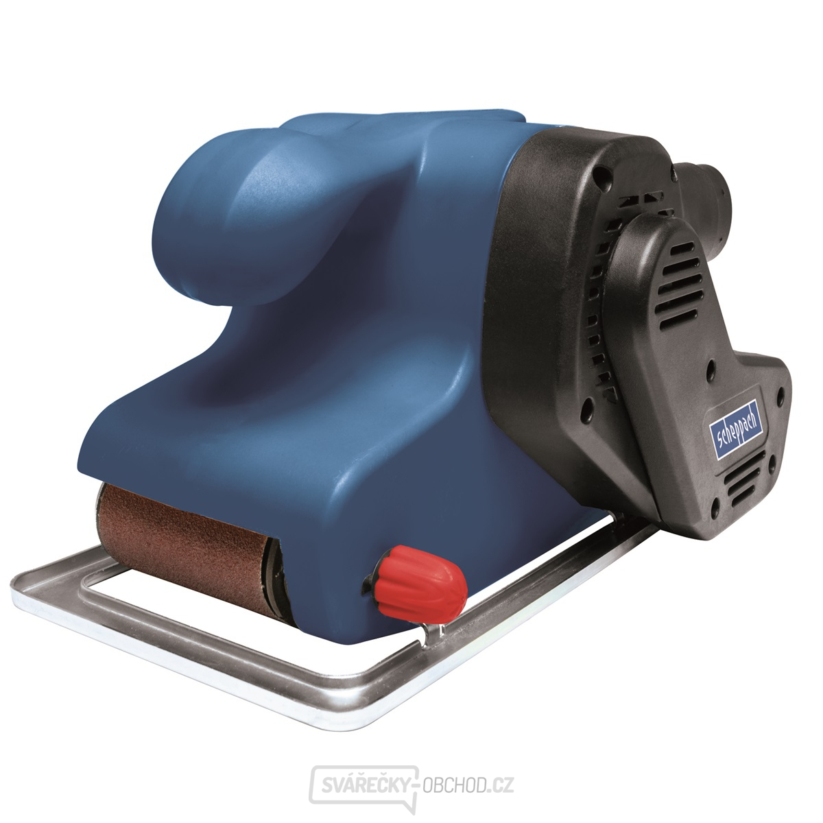 Scheppach ES900 elektrická pásová bruska 75 mm