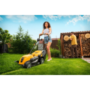 Riwall PRO REM 3817 travní sekačka s elektrickým motorem 2 v 1 Náhled