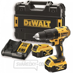 Aku bezuhlíková vrtačka DeWALT 18V XR Li-Ion 2x 4,0Ah DCD777M2T gallery main image