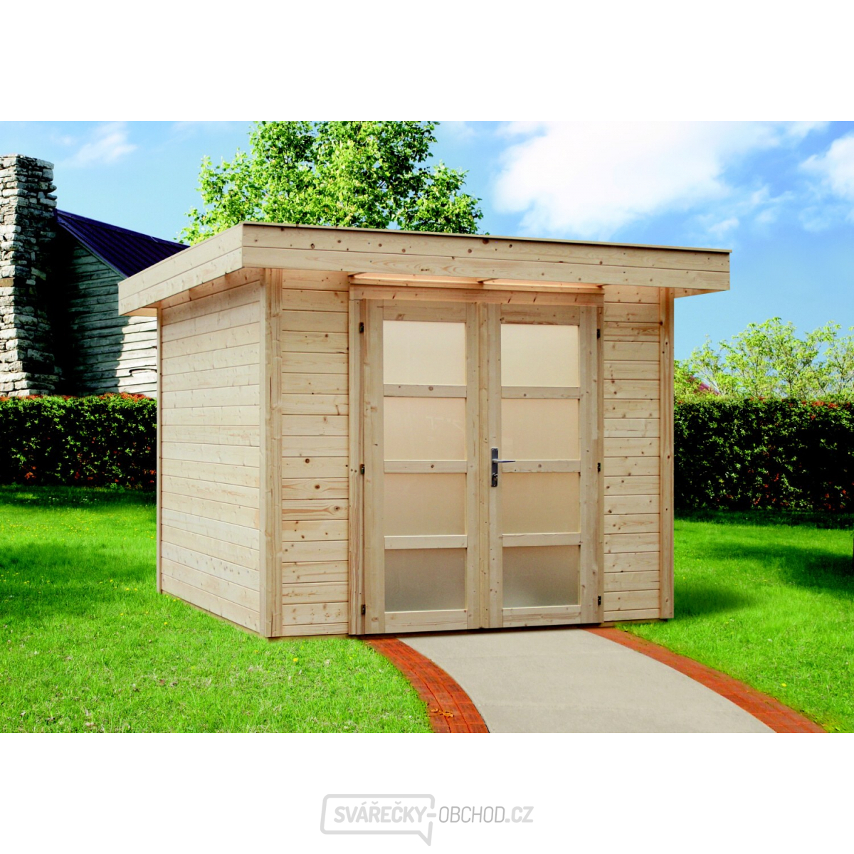 zahradní domek LANITPLAST VANDA 250 x 250 cm 