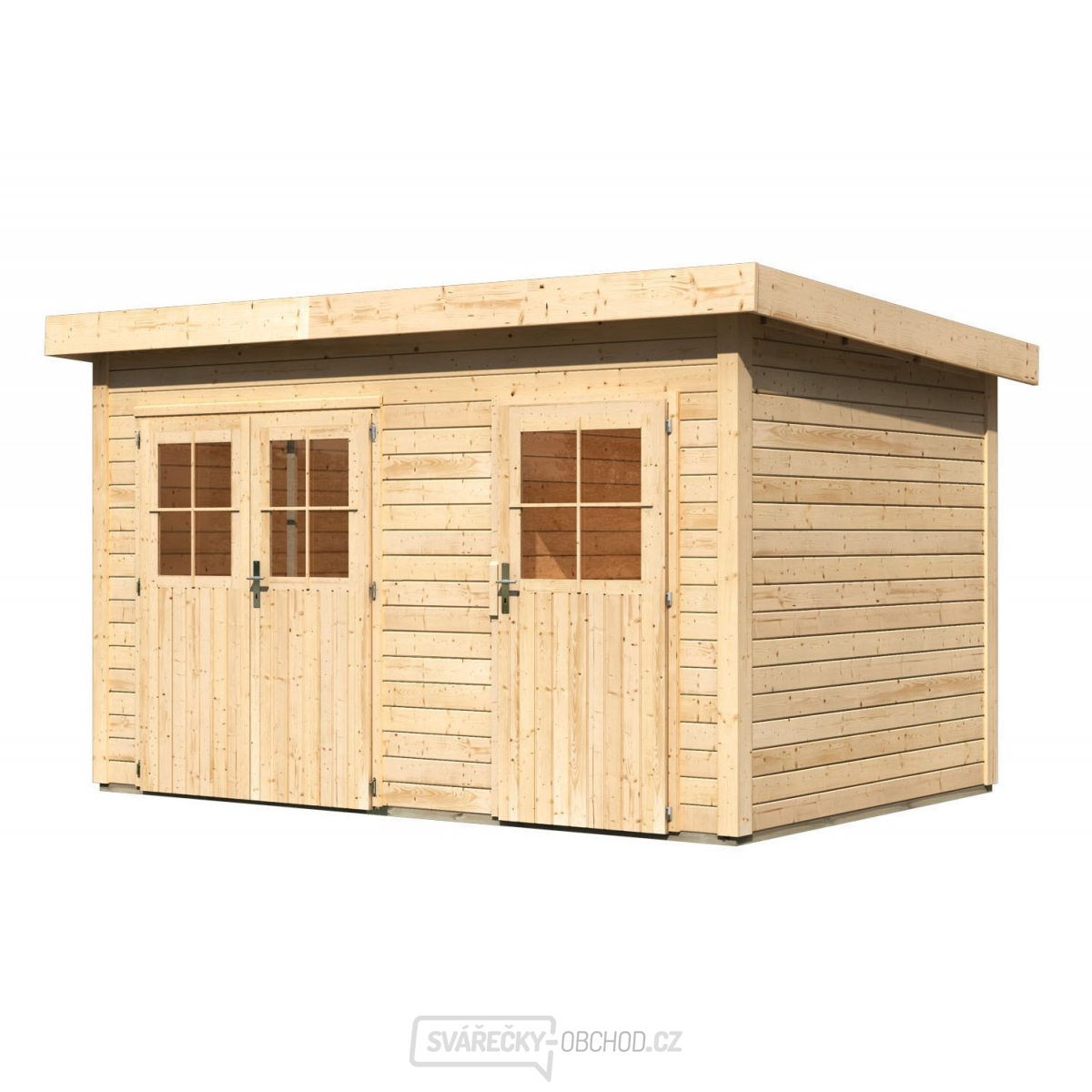 Dřevěný domek KARIBU TINTRUP (64279) natur