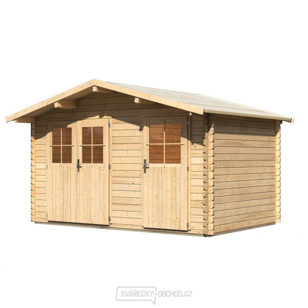 Dřevěný domek KARIBU RADUR 0 (58395) natur