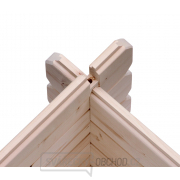 Dřevěný domek KARIBU RADUR 0 (58395) natur náhled