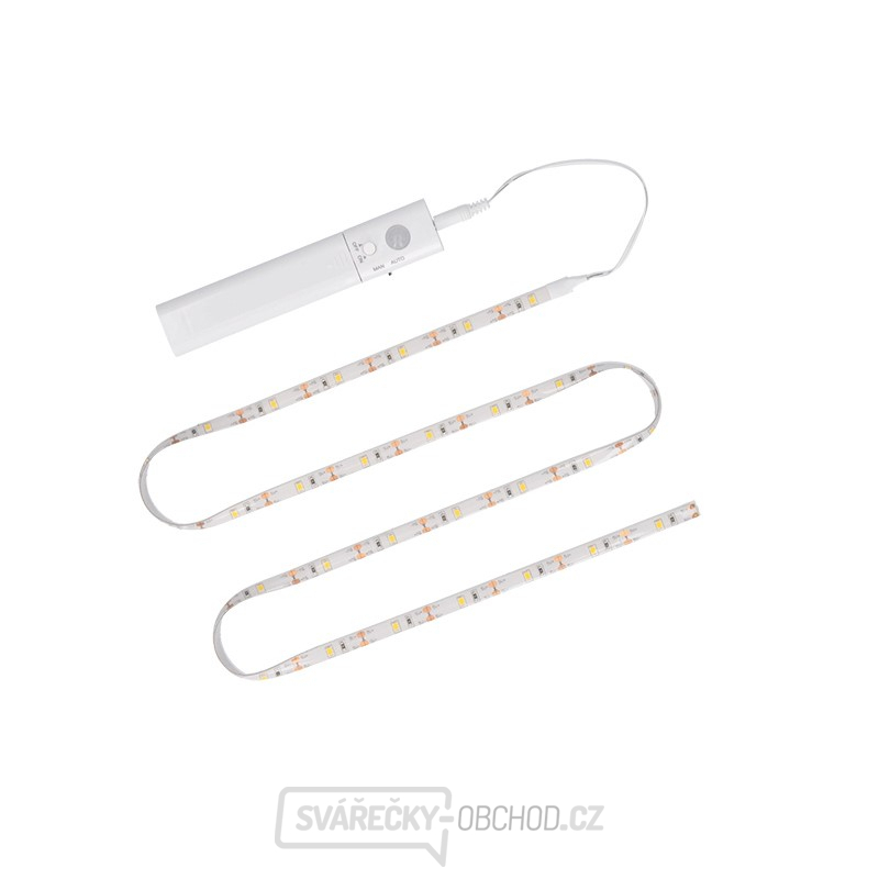 Solight LED světelný pás s pohybovým senzorem, 1m, 4x AAA gallery main image
