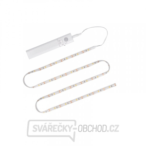 Solight LED světelný pás s pohybovým senzorem, 1m, 4x AAA