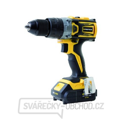 Vrtačka akumulátorová s příklepem 2-13mm 18V/2.0Ah, 2x baterie