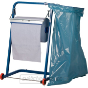 Stojanový držák na papírové utěrky v roli a pytel na odpadky SR 0960642 gallery main image