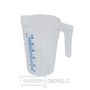 Průhledná polypropylénová odměrná nádobka 0,5 l Průhledná polypropylénová odměrná nádobka 0,5 l gallery main image