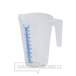 Průhledná polypropylénová odměrná nádobka 2 l Průhledná polypropylénová odměrná nádobka 2 l gallery main image