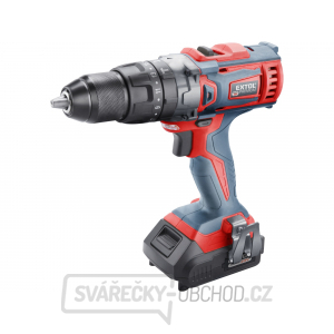 Aku vrtací šroubovák EXTOL s příklepem SHARE20V, 20V Li-ion (2x), 2000mAh Aku vrtací šroubovák EXTOL s příklepem SHARE20V, 20V Li-ion (2x), 2000mAh gallery main image