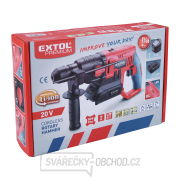 Kladivo vrtací aku SHARE20V, SDS plus, 20V Li-ion, bez baterie a nabíječky náhled