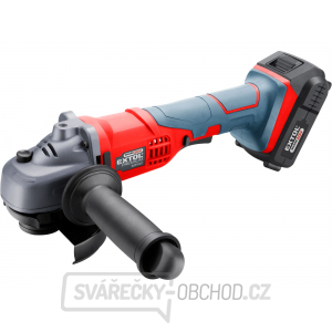 Akumulátorová úhlová bruska 115mm EXTOL PREMIUM, SHARE20V, 20V Li-ion, 2000mAh Akumulátorová úhlová bruska 115mm EXTOL PREMIUM, SHARE20V, 20V Li-ion, 2000mAh gallery main image