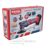 Bruska multifunkční aku SHARE20V, rychloupínací, 20V Li-ion, 2000mAh Bruska multifunkční aku SHARE20V, rychloupínací, 20V Li-ion, 2000mAh náhled