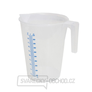 Průhledná polypropylénová odměrná nádobka 5 l Průhledná polypropylénová odměrná nádobka 5 l gallery main image