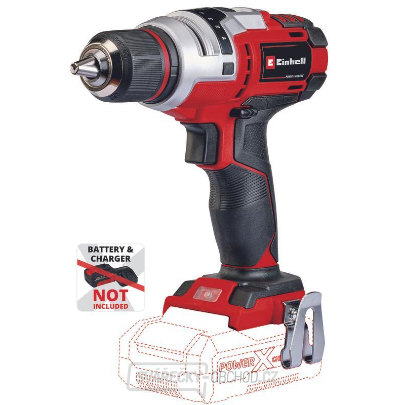 Šroubovák Aku TE-CD 18 Li E-Solo Einhell Expert Plus