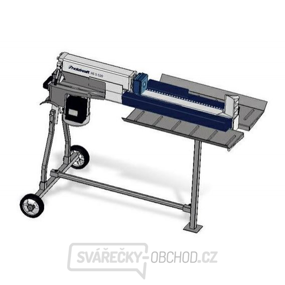 Stojan s pojezdem a podpěrami pro dřevo