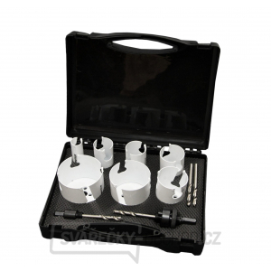 sada pil vykruž. (22,35,38,44,51,68,76) s SK plátky 11-dílná sada pil vykruž. (22,35,38,44,51,68,76) s SK plátky 11-dílná gallery main image