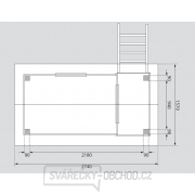 Dětský domek KARIBU GERNEGROSS 91196 tm. šedý + modrá skluzavka náhled