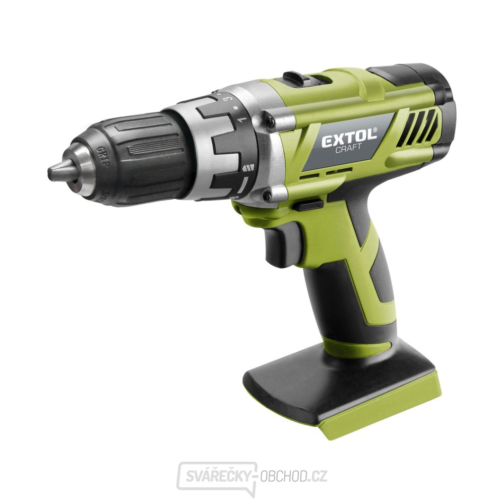 Vrtací šroubovák aku, 18V Li-ion, 1300mAh, bez baterie a nabíječky