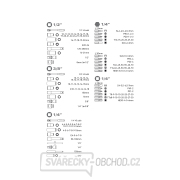 Hlavice nástrčné, sada 172ks Náhled