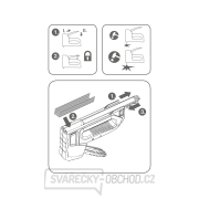 Pistole sponkovací 6funkční, 6-14mm včetně 100ks spon náhled