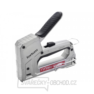 Pistole sponkovací 6funkční, 6-14mm včetně 100ks spon Pistole sponkovací 6funkční, 6-14mm včetně 100ks spon gallery main image