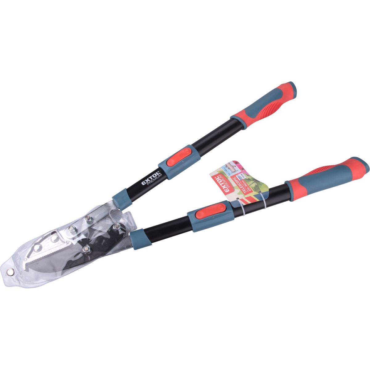 Nůžky na větve teleskopické převodové kovadlinkové, 670-940mm, HCS Náhled