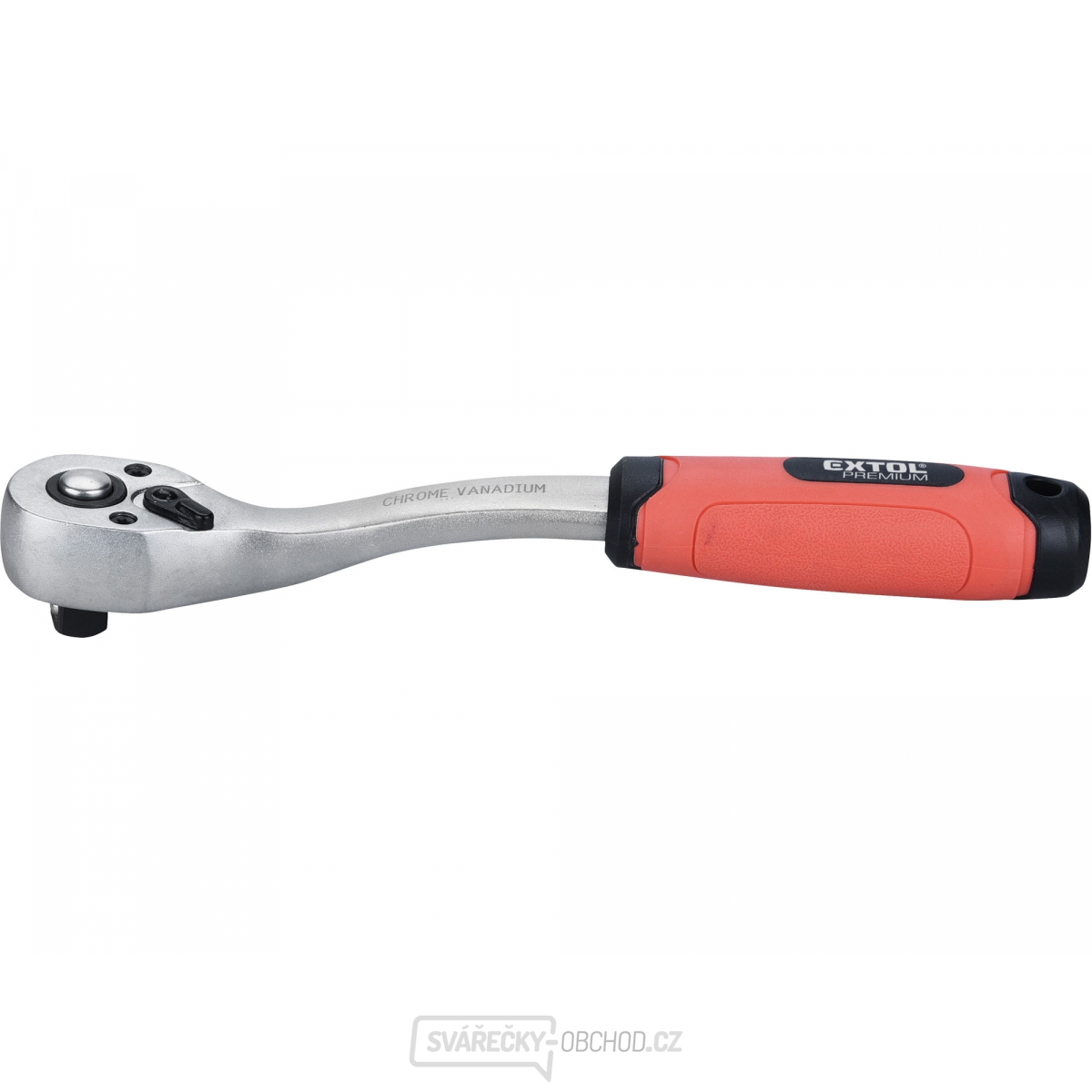 Ráčna tvarovaná, 45 zubů, 3/8", L 208mm, Crv