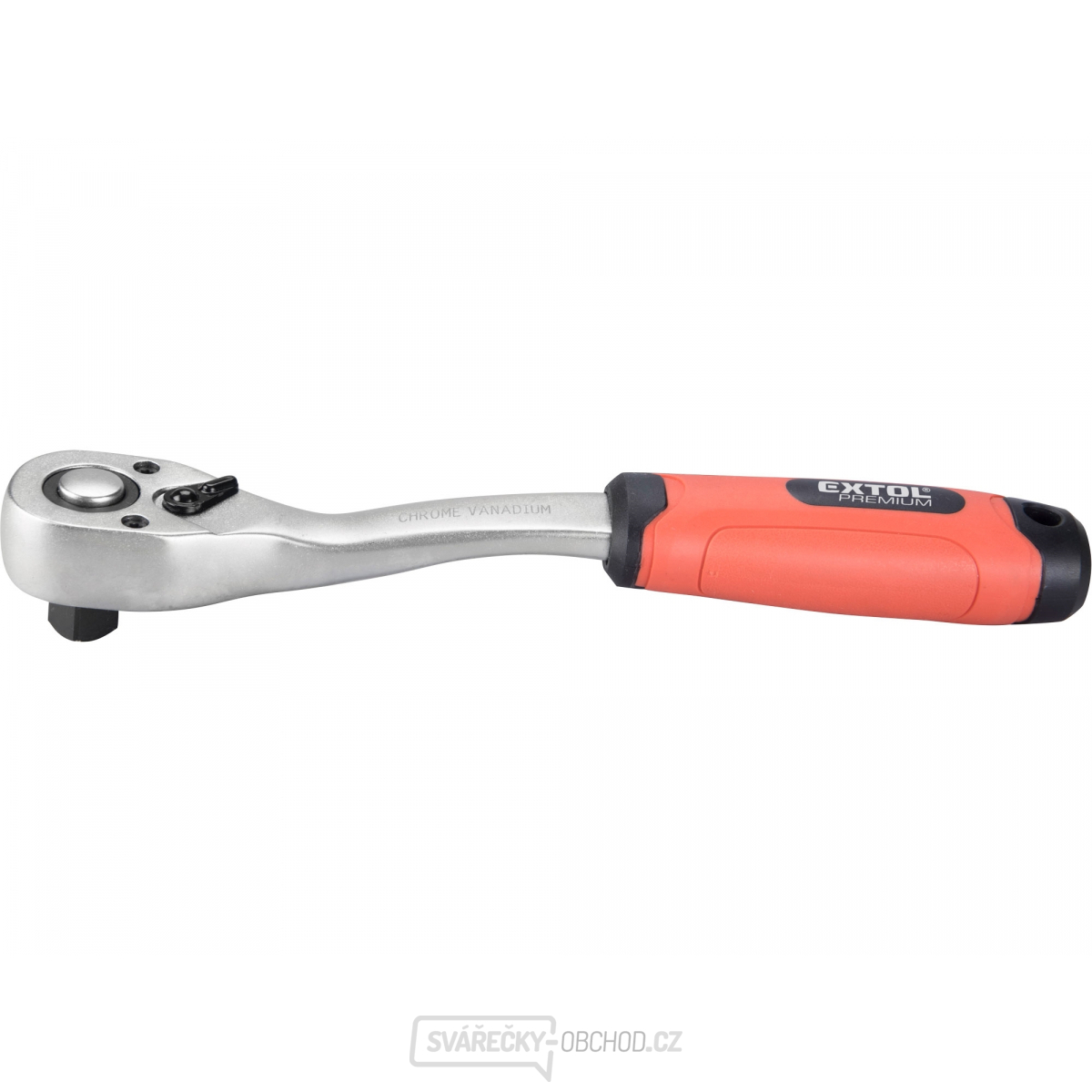 Ráčna tvarovaná, 45 zubů, 1/2", L 253mm, Crv