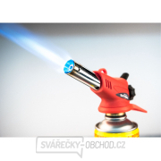 Hořák MINI s piezo zapalovačem a předehřevem plynu na kartuše s EU závitem 7/16