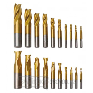 Sada stopkových fréz HSS - 20 ks Sada stopkových fréz HSS - 20 ks gallery main image