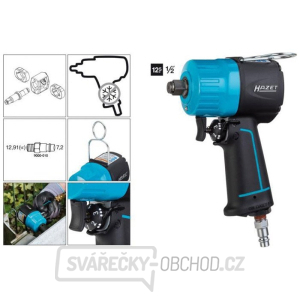 Pneumatický rázový utahovák HAZET 9012 MT Pneumatický rázový utahovák HAZET 9012 MT gallery main image
