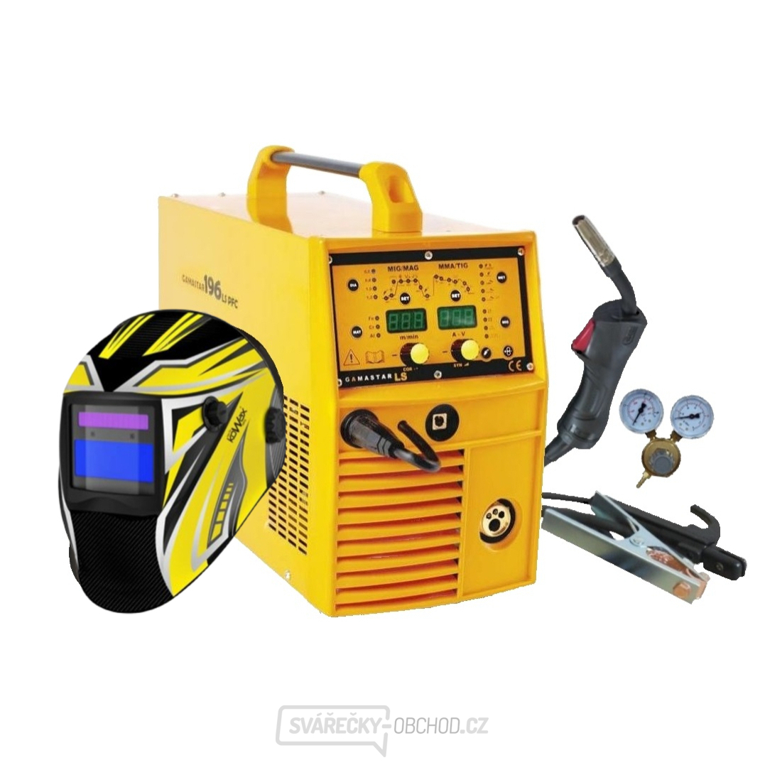GAMASTAR 196LS PFC + Hořák 4m + 25/3m Kabely + Ventil + Kukla