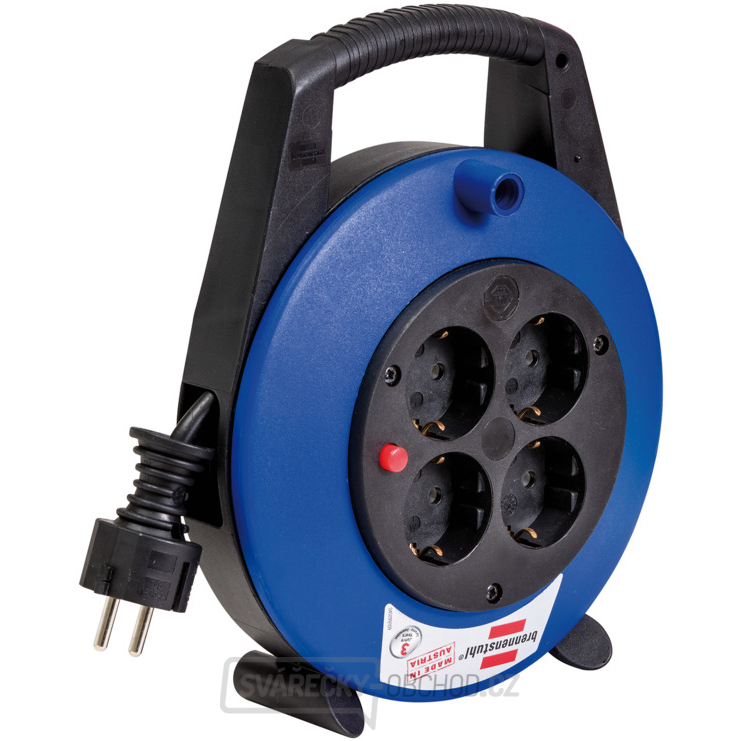 BRENNENSTUHL PRODLUŽOVACÍ KABEL NA BUBNU VARIO LINE BOX čeromodrý 15M, H05VV-F 3G1,5 gallery main image